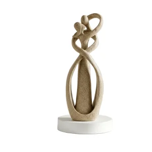 Abstract Beeldhouwwerk voor Tijdloze Liefde