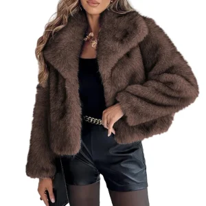 Dames Jas Korte Modieuze Winterstijl