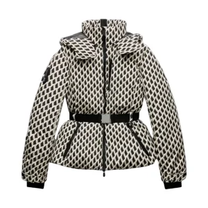Dames Winterjas Gewatteerd met Riem
