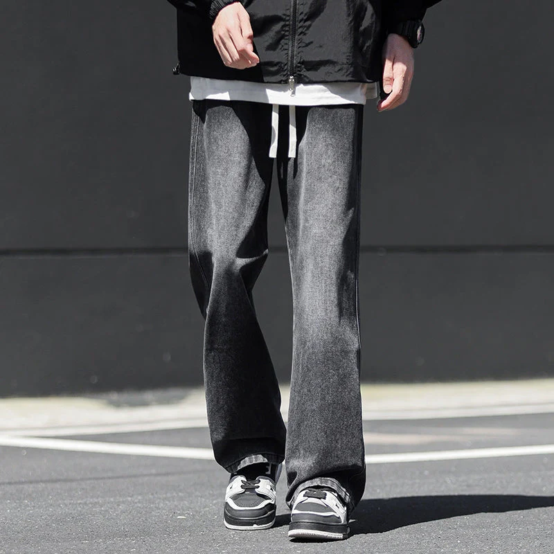 Heren Baggy Jeans Met Wijde Pijpen Casual - Afbeelding 4