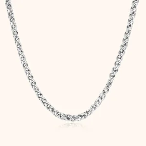 Heren Ketting Robuuste Stijl met Kruisdetail