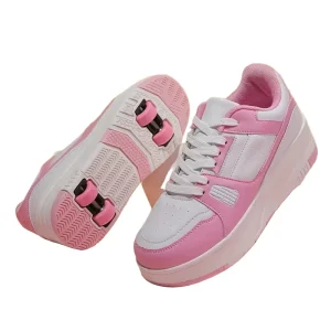 Kinderen Rolschaatsen Avontuurlijke Sneakers Met Afneembare Wielen